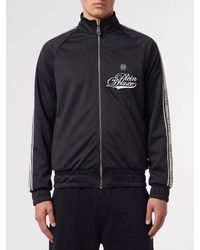 Philipp Plein - Polyester Bomber Jacket With Logo - Lyst