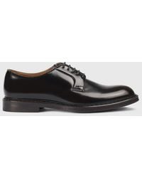 Doucal's - Brushed Leather Derby Shoes - Lyst