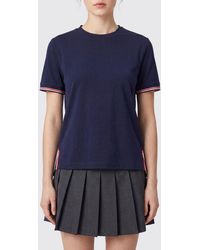Thom Browne - 4-Bar Merino Wool T-Shirt - Lyst