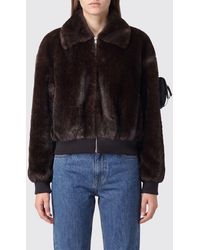 Coperni - Recycled Faux Fur Zip-Up Jacket With Dropped Shoulders - Lyst