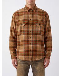 DSquared² - Relaxed Fit Tartan Wool-Blend Shirt With Flap Pockets - Lyst