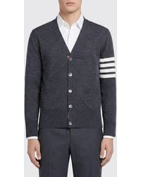 Thom Browne - Virgin Wool Cardigan - Lyst