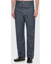 Moschino - Mid-Rise Straight Fit Cotton Denim Jeans - Lyst