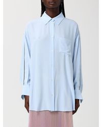 Fabiana Filippi - Crêpe De Chine Shirt With Jewel Detail - Lyst