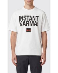 SAINT Mxxxxxx - Slogan-Print Crewneck Cotton T-Shirt - Lyst