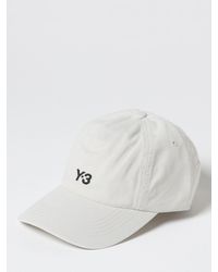 Y-3 - Cappello in cotone con logo ricamato - Lyst