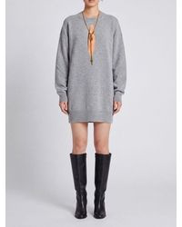 Elisabetta Franchi - Jewelled Cut-Out Knit Mini Dress - Lyst