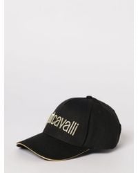 Just Cavalli - Cotton Twill Cap With Embroidered Logo - Lyst