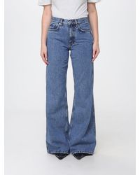 Anine Bing - Flare-Jeans Aus Baumwolldenim Mit Mittlerer Leibhöhe Und Aufgesetzten Taschen - Lyst