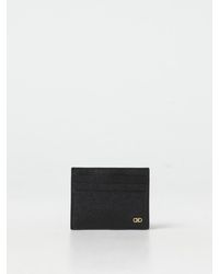 Ferragamo - Gancini Grained Leather Credit Card Holder - Lyst