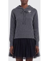 Simone Rocha - Sweat À Capuche En Maille En Pur Cachemire Avec Strass - Lyst