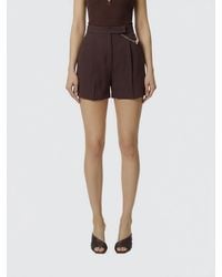Elisabetta Franchi - Crepe Shorts - Lyst