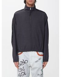 Moschino - Virgin Wool And Polyester Jacket - Lyst