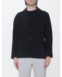 Homme Plissé Issey Miyake - Single-Breasted Plissé Blazer Homme Plissé Issey Miyake - Lyst