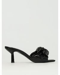 BY FAR - Lana Knotted Mules Kitten Heel - Lyst