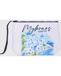 MC2 Saint Barth - Neoprene Aline Mc2 Pouch With Saint Barth Logo - Lyst