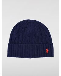 Polo Ralph Lauren - Wool-Blend Cable-Knit Beanie - Lyst