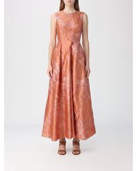 Erdem - Sleeveless Floral-Print Satin Long Evening Gown - Lyst