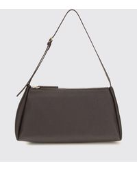 Calvin Klein - Aurelis Natural Grain Leather Shoulder Bag - Lyst