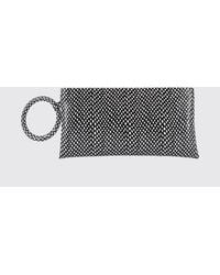 Tom Ford - Aura Python-Print Calfskin Clutch With Side Handle - Lyst