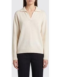 Valentino - Long-Sleeved Knitted Polo - Lyst