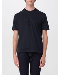 Emporio Armani - Basic Cotton T-Shirt - Lyst