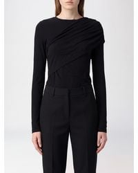 Isabel Marant - Draped Long-Sleeved Viscose Top - Lyst