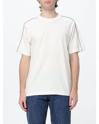 Burberry - Short-Sleeved Pure Cotton T-Shirt With Crew Neck - Lyst
