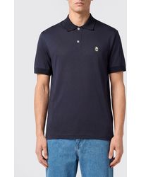 Billionaire - Short-Sleeved Cotton Polo Shirt With Applied Logo - Lyst