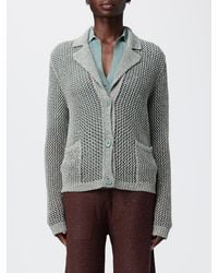 Kangra - Cotton Blend Blazer Cardigan - Lyst