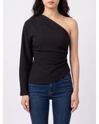 FEDERICA TOSI - Draped Asymmetrical One-Shoulder Blouse - Lyst