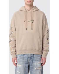 Off-White c/o Virgil Abloh - Cotton Hoodie With Diagonal Stripes Logo - Lyst