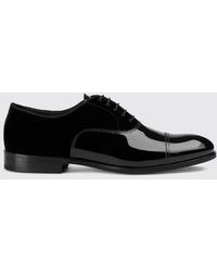 Doucal's - Patent Leather Oxfords - Lyst