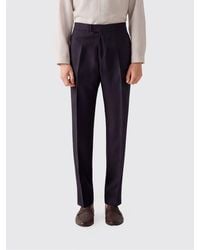 ZEGNA - Tailored Linen Trousers - Lyst