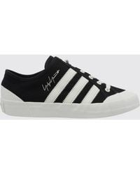 Y-3 - Adria Low-Top Canvas Sneakers With Round Toe And Contrast Logo - Lyst