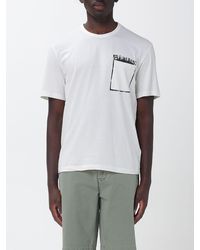 Blauer - Printed Cotton T-Shirt - Lyst