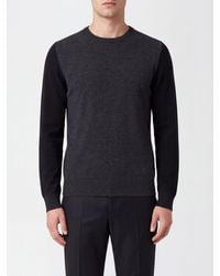 Maison Margiela - Slim Fit Pure Wool Crew Neck Sweater With Long Sleeves - Lyst