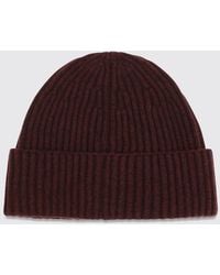 Brunello Cucinelli - Gorro Beanie De Pura Cachemira Con Vuelta - Lyst