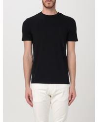 Emporio Armani - Cotton Crew Neck T-Shirt - Lyst