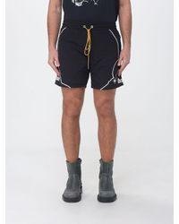 Rhude - Nylon Sports Shorts With Logo And Concealed Pockets - Lyst