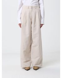 PT Torino - Wide-Leg Linen And Cotton Trousers - Lyst