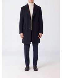Brunello Cucinelli - Single-Breasted Pure Cashmere Coat With Notch Lapels - Lyst