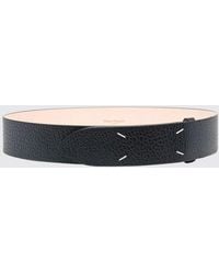Maison Margiela - Hammered Calf Leather Belt - Lyst