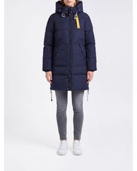 Parajumpers - Long Quilted Nylon Down Jacket With Hood And High Neck - Lyst