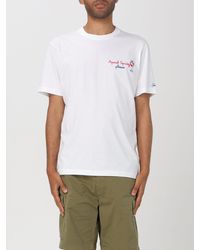 Mc2 Saint Barth - T-shirt in cotone con ricamo - Lyst