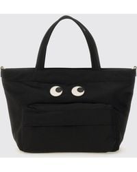 Anya Hindmarch - Eyes Nylon Handbag With Graphic Print And Removable Shoulder Strap - Lyst