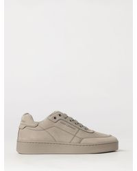 Saint Laurent - Baskets Basses Sl/61 En Cuir Nubuck Avec Logo Embossé - Lyst