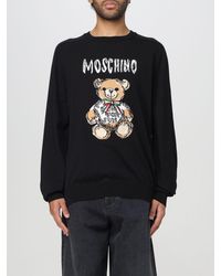 Moschino - Maglione in maglia con stampa Teddy - Lyst