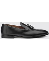 Doucal's - Leather Loafers With Tassels - Lyst