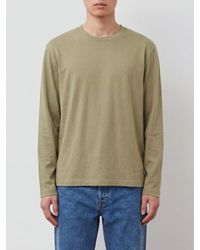 Our Legacy - Long-Sleeved Organic Cotton T-Shirt With Dropped Shoulders - Lyst
